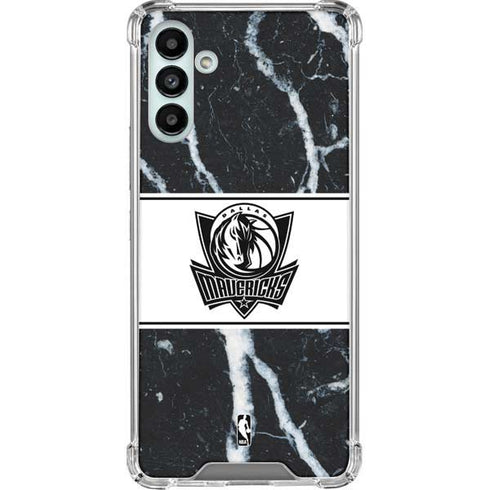 NBA Dallas Mavericks Marble Galaxy A13 5G Clear Case