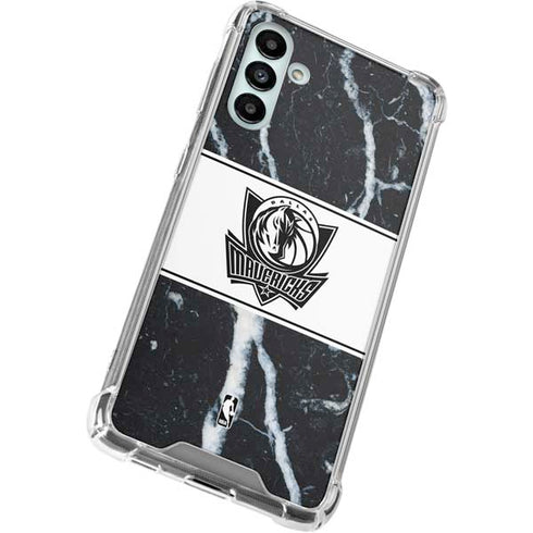 NBA Dallas Mavericks Marble Galaxy A13 5G Clear Case