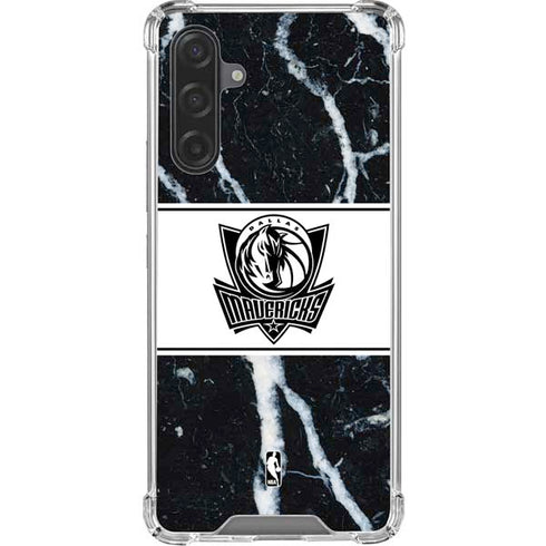 NBA Dallas Mavericks Marble Galaxy A17 Clear Case