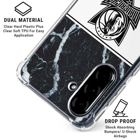 NBA Dallas Mavericks Marble Galaxy A36 5G Clear Case