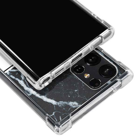 NBA Dallas Mavericks Marble Galaxy S23 Ultra Clear Case