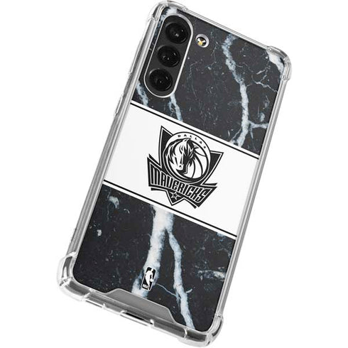 NBA Dallas Mavericks Marble Galaxy S24 FE Clear Case
