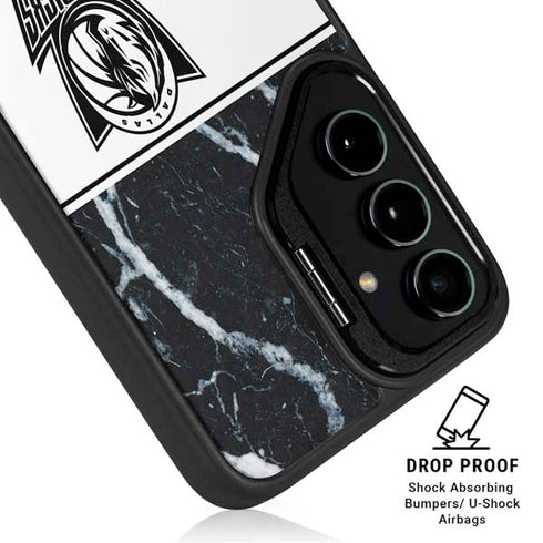 NBA Dallas Mavericks Marble Galaxy S25 Kickstand Case