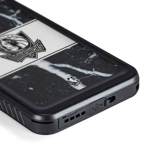 NBA Dallas Mavericks Marble Galaxy S24 Plus Waterproof Case