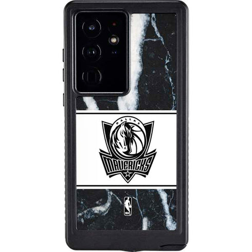 NBA Dallas Mavericks Marble Galaxy S24 Ultra Waterproof Case