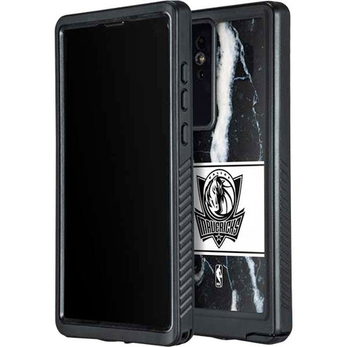 NBA Dallas Mavericks Marble Galaxy S24 Ultra Waterproof Case