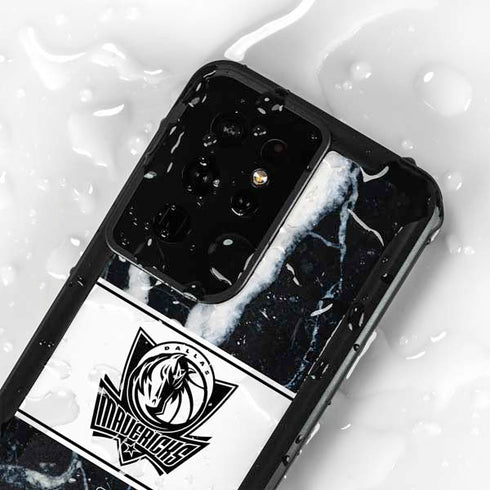 NBA Dallas Mavericks Marble Galaxy S24 Ultra Waterproof Case