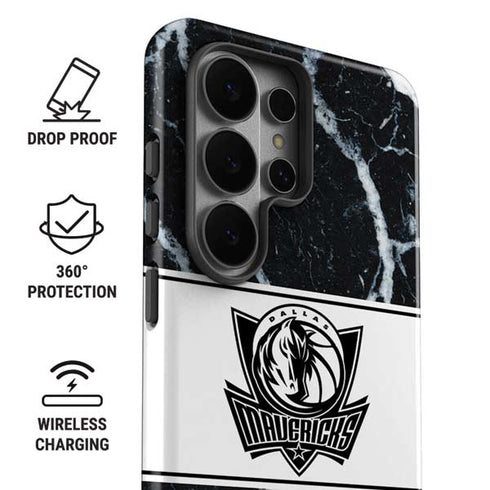 NBA Dallas Mavericks Marble Galaxy S26 Ultra Impact Case