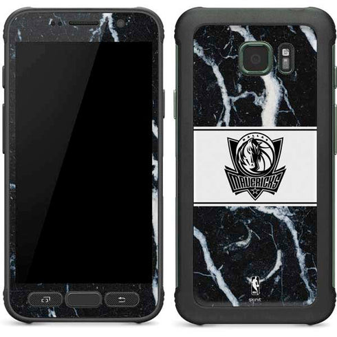 NBA Dallas Mavericks Marble Galaxy S7 Active Skin