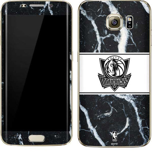 NBA Dallas Mavericks Marble Galaxy S7 Edge Skin