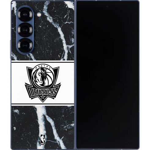 NBA Dallas Mavericks Marble Galaxy Z Fold6 Skin