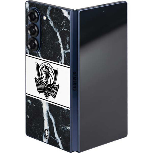 NBA Dallas Mavericks Marble Galaxy Z Fold6 Skin