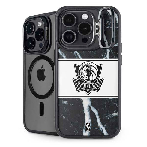 NBA Dallas Mavericks Marble iPhone 14 Pro Kickstand Case
