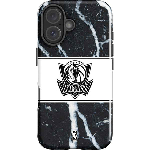 NBA Dallas Mavericks Marble iPhone 16 Impact Case