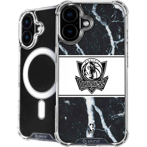 NBA Dallas Mavericks Marble iPhone 16 MagSafe Case