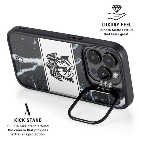 NBA Dallas Mavericks Marble iPhone 16 Pro Max Kickstand Case