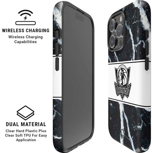 NBA Dallas Mavericks Marble iPhone 16 Pro Max Magsafe Impact Case