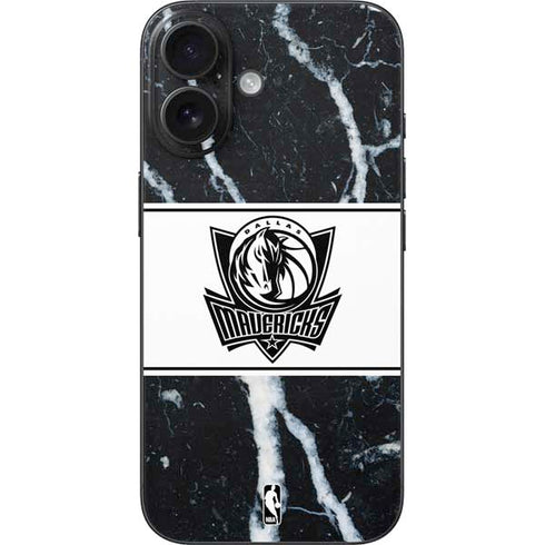 NBA Dallas Mavericks Marble iPhone 16 Skin