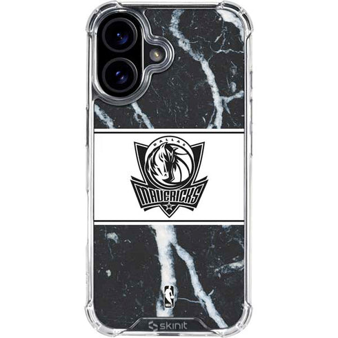 NBA Dallas Mavericks Marble iPhone 17 Clear Case