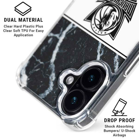 NBA Dallas Mavericks Marble iPhone 17 Clear Case