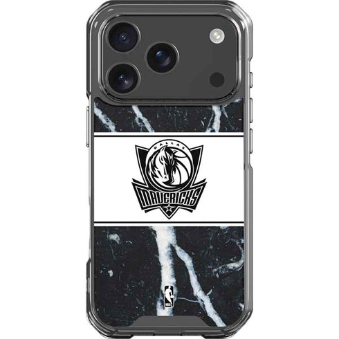 NBA Dallas Mavericks Marble iPhone 18 Pro Clear Case