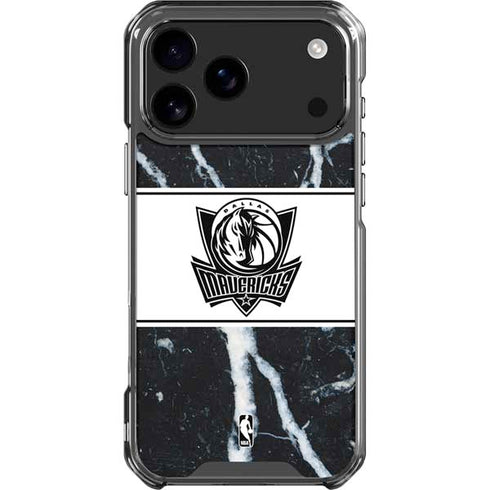 NBA Dallas Mavericks Marble iPhone 18 Pro Max Clear Case