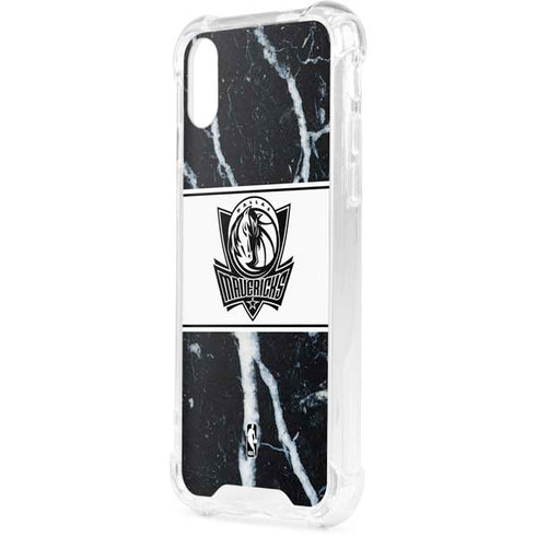NBA Dallas Mavericks Marble iPhone XS Clear Case
