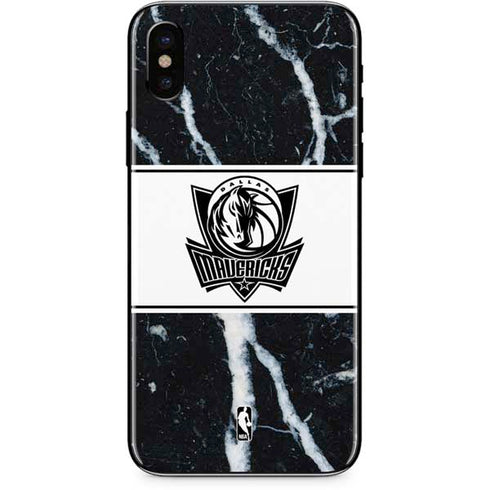 NBA Dallas Mavericks Marble iPhone XS Skin