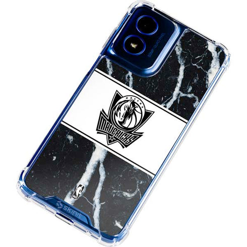 NBA Dallas Mavericks Marble Moto G 5G (2024) Clear Case