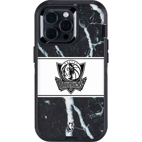 NBA Dallas Mavericks Marble Otterbox Defender iPhone Skin