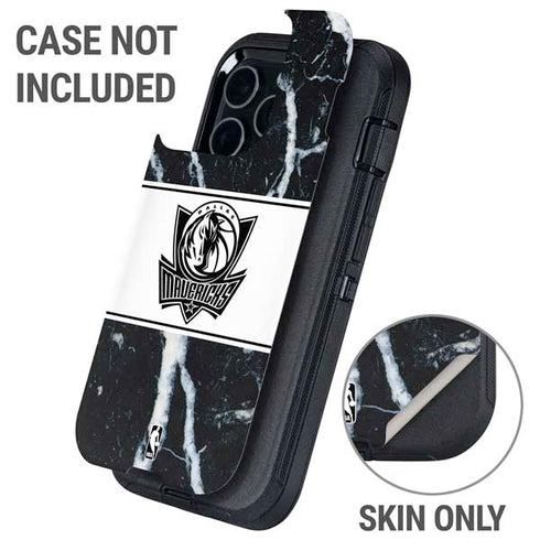 NBA Dallas Mavericks Marble Otterbox Defender iPhone Skin