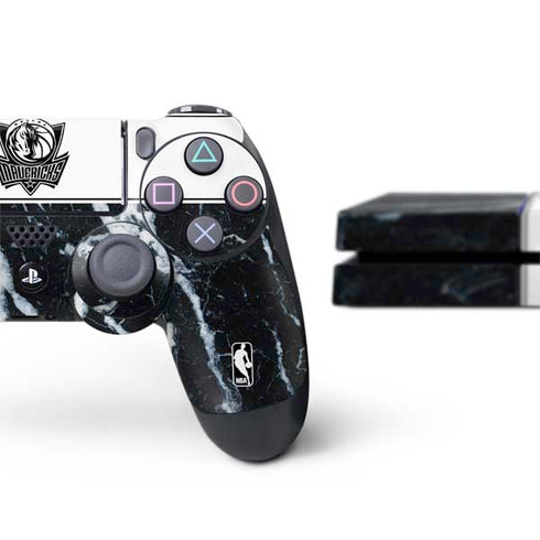 NBA Dallas Mavericks Marble PS4 Console and Controller Bundle Skin