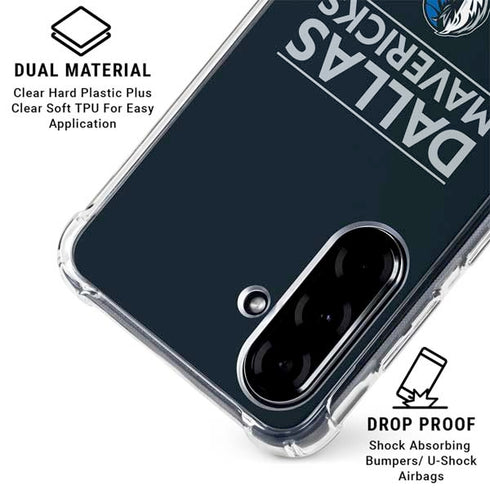 NBA Dallas Mavericks Standard - Blue Galaxy A36 5G Clear Case