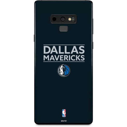 NBA Dallas Mavericks Standard - Blue Galaxy Note 9 Skin