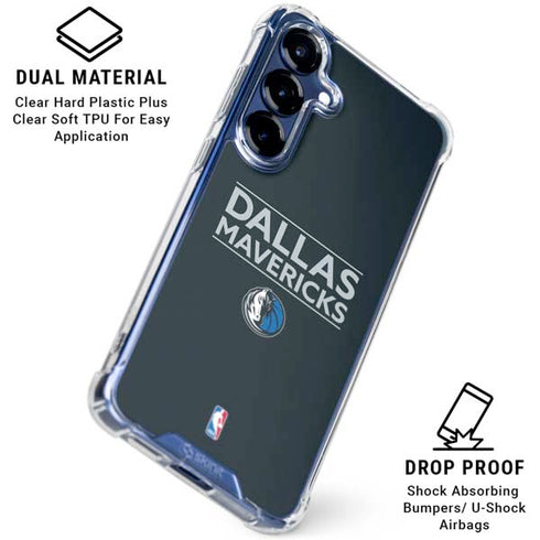 NBA Dallas Mavericks Standard - Blue Galaxy S25 Plus Clear Case