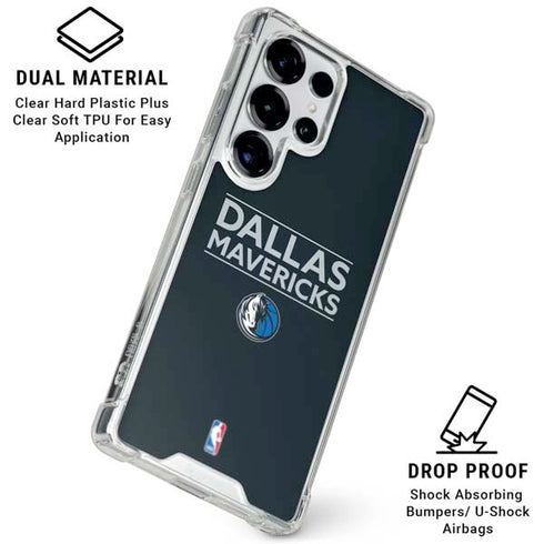 NBA Dallas Mavericks Standard - Blue Galaxy S25 Ultra Clear Case
