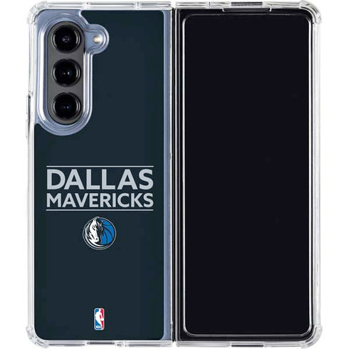 NBA Dallas Mavericks Standard - Blue Galaxy Z Fold5 5G Clear Case
