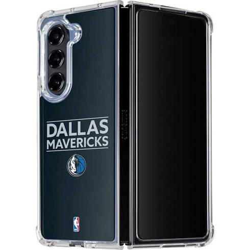 NBA Dallas Mavericks Standard - Blue Galaxy Z Fold5 5G Clear Case