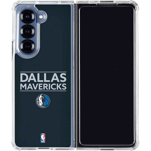 NBA Dallas Mavericks Standard - Blue Galaxy Z Fold6 Clear Case