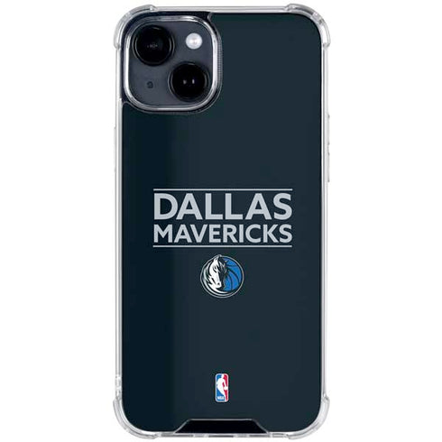 NBA Dallas Mavericks Standard - Blue iPhone 15 Clear Case