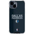 NBA Dallas Mavericks Standard - Blue iPhone 15 Clear Case