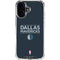 NBA Dallas Mavericks Standard - Blue iPhone 16 Clear Case