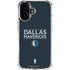NBA Dallas Mavericks Standard - Blue iPhone 16 Clear Case