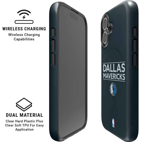 NBA Dallas Mavericks Standard - Blue iPhone 16 Magsafe Impact Case