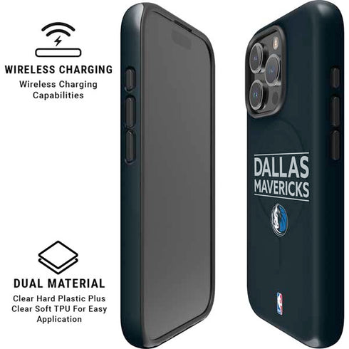 NBA Dallas Mavericks Standard - Blue iPhone 16 Pro Max Magsafe Impact Case
