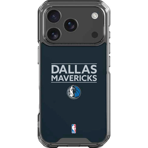 NBA Dallas Mavericks Standard - Blue iPhone 18 Pro Clear Case