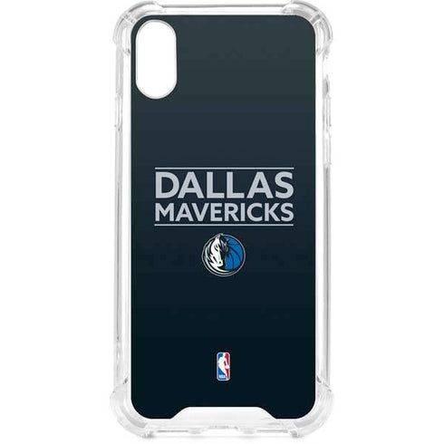 NBA Dallas Mavericks Standard - Blue iPhone XS Clear Case
