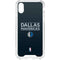 NBA Dallas Mavericks Standard - Blue iPhone XS Clear Case
