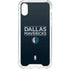 NBA Dallas Mavericks Standard - Blue iPhone XS Clear Case