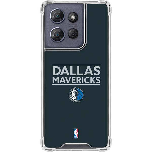 NBA Dallas Mavericks Standard - Blue Moto G 5G (2025) Clear Case